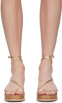 Gold Drive 60 Heeled Sandals: additional image