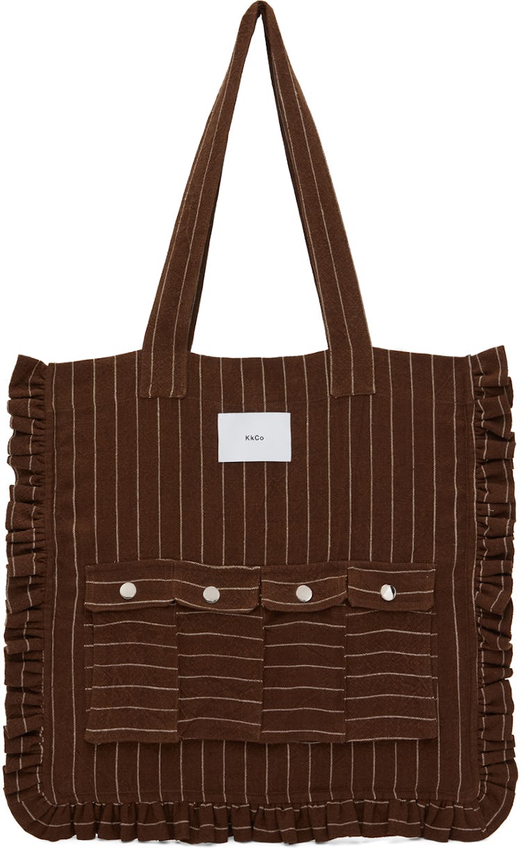 Brown Utility Tote: image 1