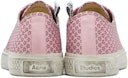 Pink & Blue Ballow Jacquard Alina Sneakers: additional image