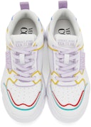 White & Multicolor Speedtrack Low-Top Sneakers: additional image