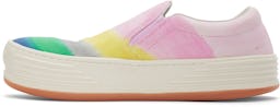 Multicolor Canvas Stripe Sneakers: additional image