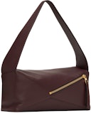 Burgundy Puzzle Shoulder Bag: additional image