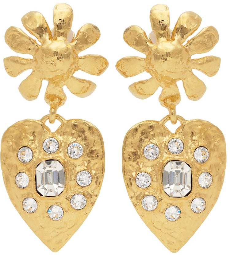 Gold Tropicana Earrings: image 1