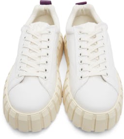 White Canvas Odessa Sneakers: additional image