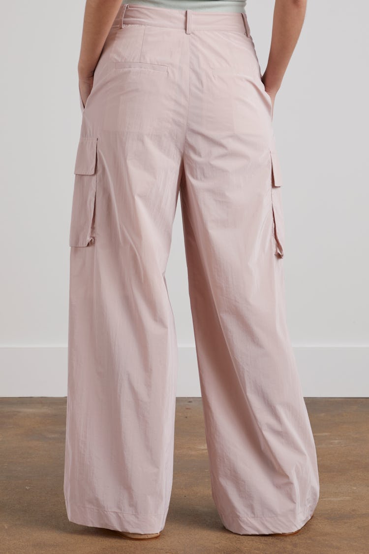 Pleated Cargo Pant in Powder Pink: additional image