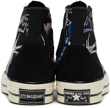 Black Jean-Michel Basquiat Edition Chuck 70 Sneakers: additional image