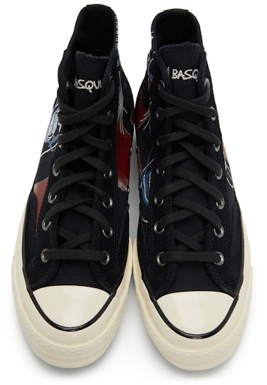Black Jean-Michel Basquiat Edition Chuck 70 Sneakers: additional image