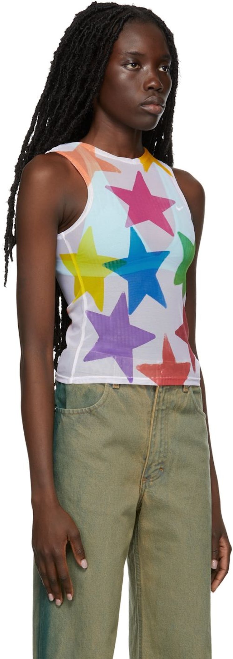 Multicolor Starlight Dachi Tank Top: image 1