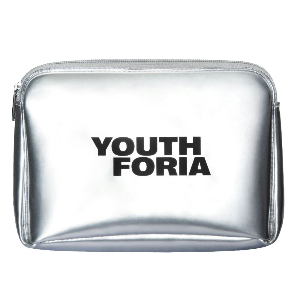 SILVER MAKEUP BAG: image 1