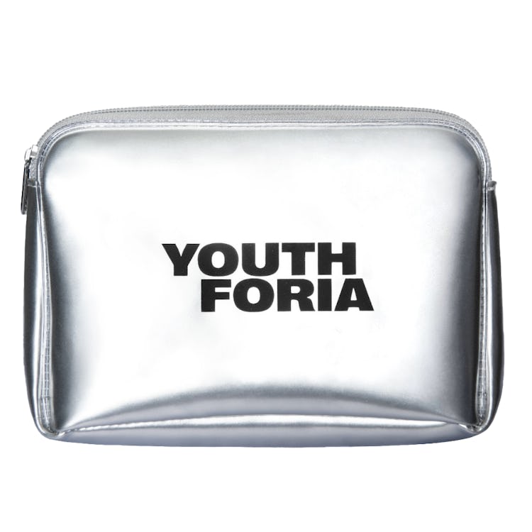 SILVER MAKEUP BAG: image 1