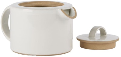 White Ceramic Tea Pot: image 1