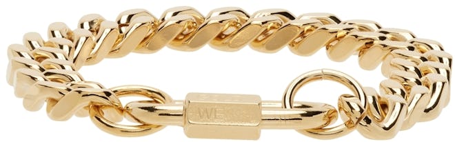 Gold Curb Chain Bracelet: image 1