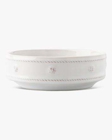 Berry & Thread Whitewash Pet Bowl - Large: image 1