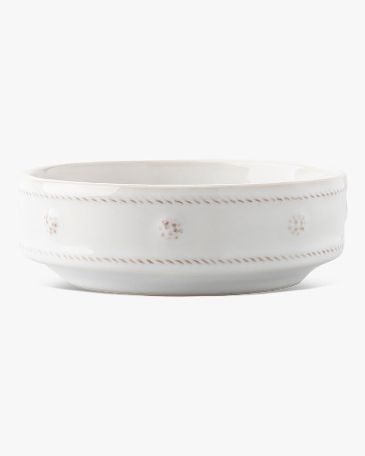 Berry & Thread Whitewash Pet Bowl - Large: image 1
