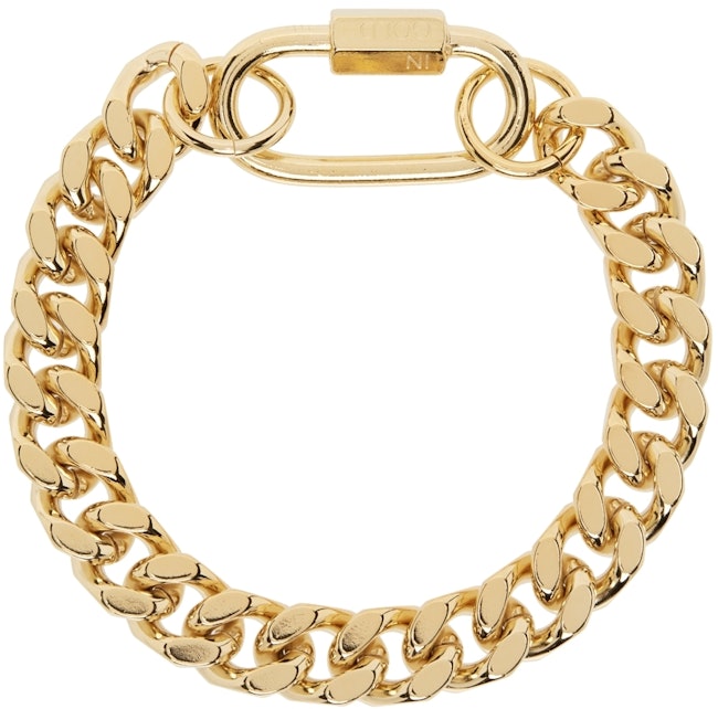 Gold Curb Chain Bracelet: additional image