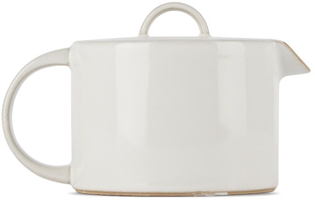 White Ceramic Tea Pot: additional image