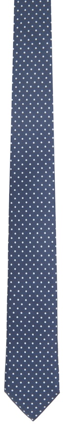 Navy Silk Tie: image 1