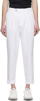 White Perin Trousers: image 1