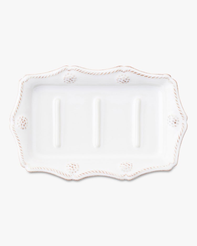 Berry & Thread Whitewash Soap Dish: image 1