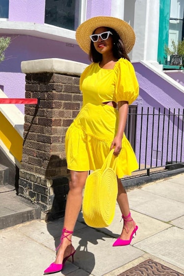 Yellow Poplin Dress: additional image