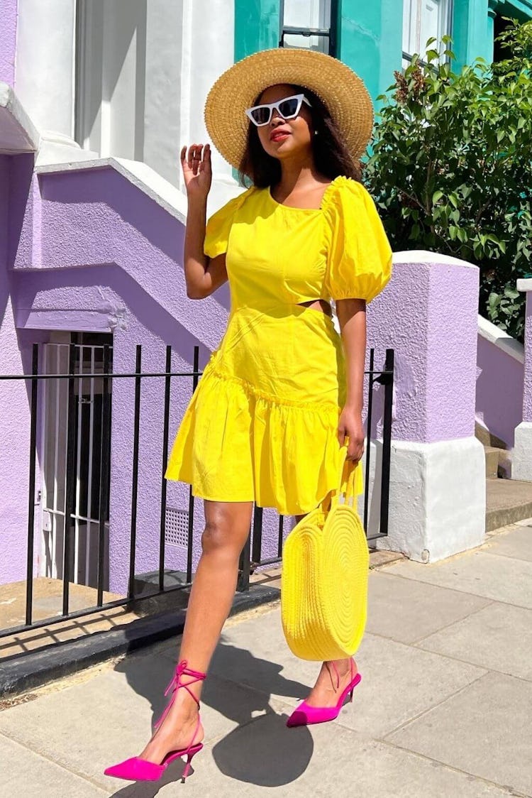 Yellow Poplin Dress: additional image