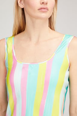 Ali Beach Dress in Stripes Multi: additional image