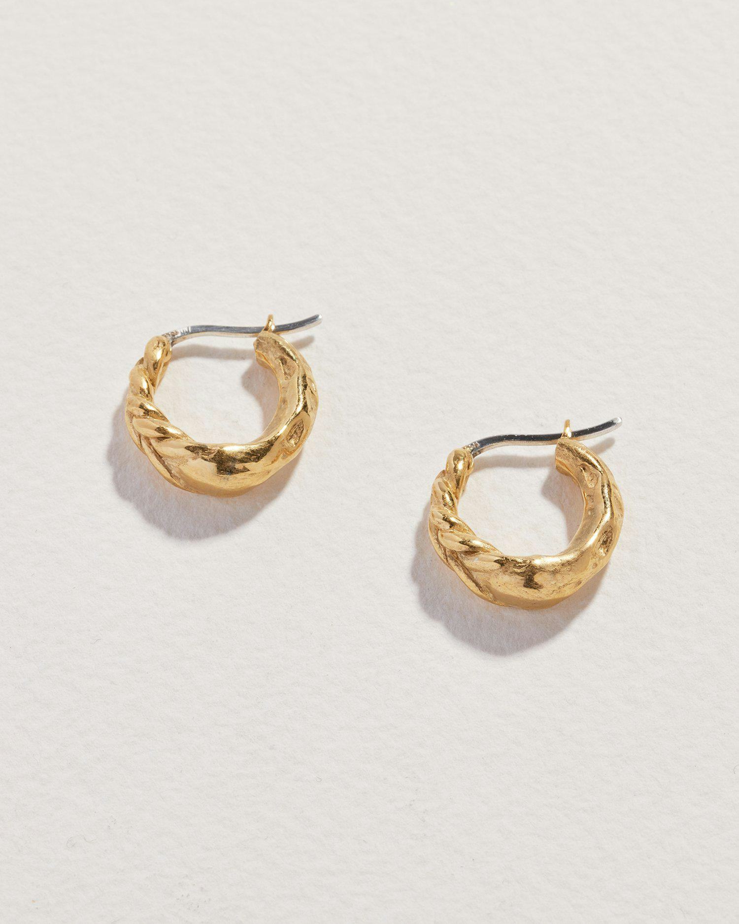 Braided Hoop Earrings: image 1