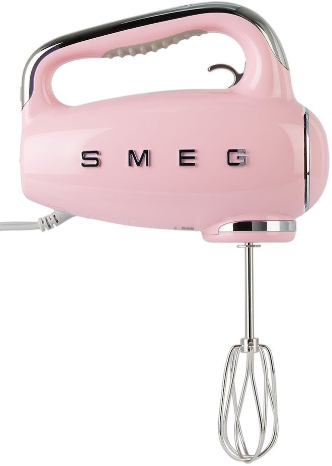 Pink Retro-Style Hand Mixer: image 1