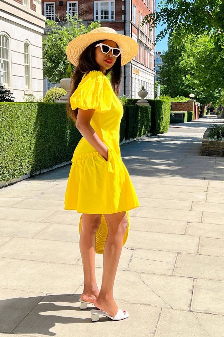 Yellow Poplin Dress: additional image