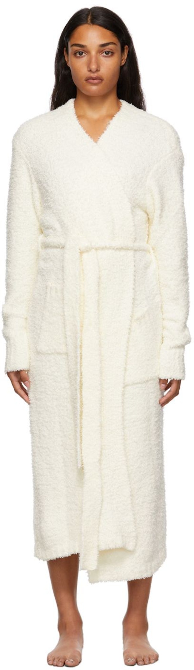 Off-White Cozy Knit Long Robe: additional image