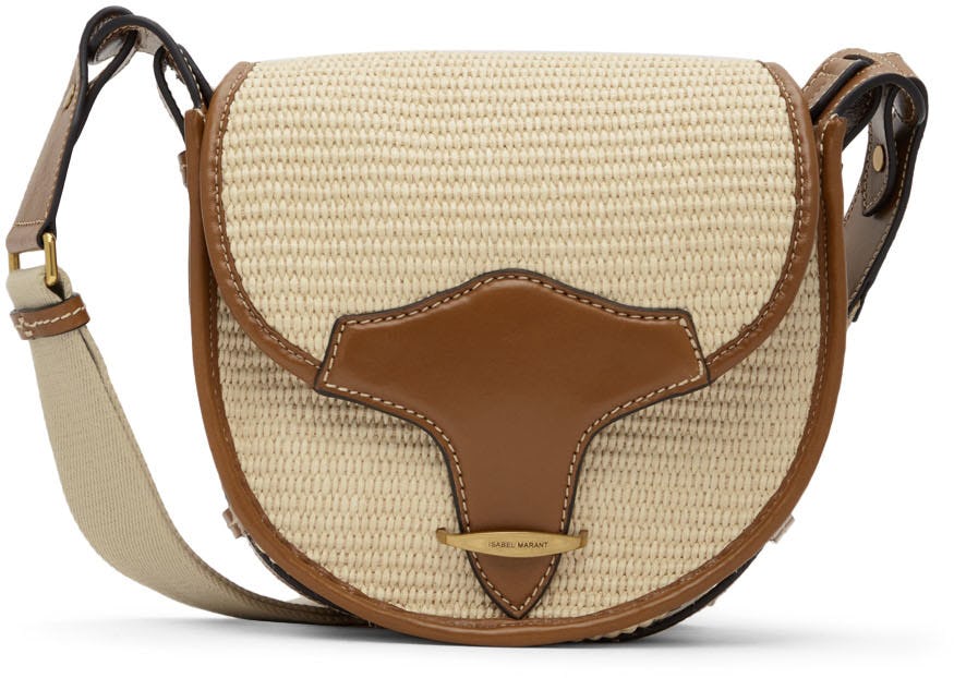 Beige & Brown Botsy Bag: image 1