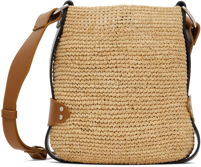 Beige Mini Bayia Shoulder Bag: image 1