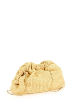 Mansur Gavriel Raffia Clutch Cloud: additional image