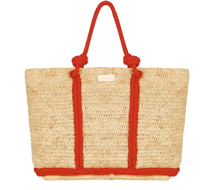 Raffia L Cabas Tote: image 1