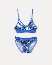 T-Shirt Bra & Knicker Set - Spiral Dye: image 1