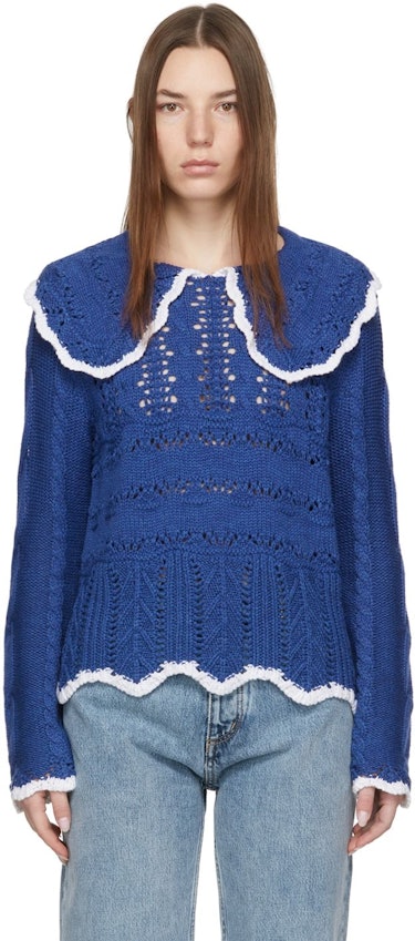 Blue Fritz Sweater: image 1