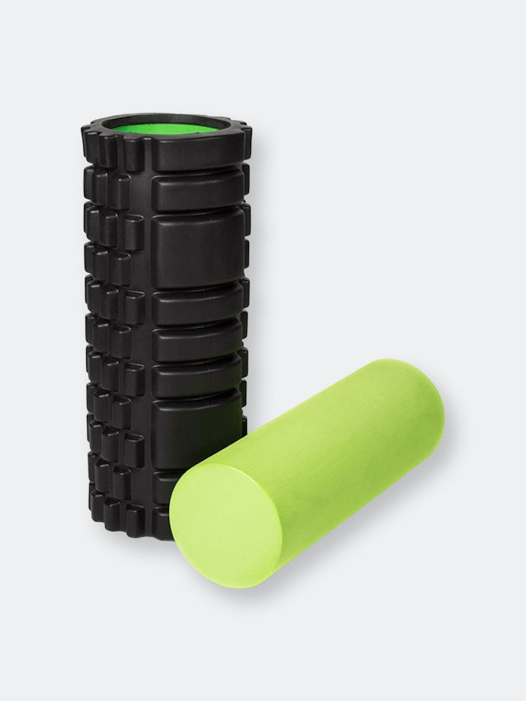 2-In-1 Foam Roller for Deep Tissue Massage with Carrying Bag: image 1