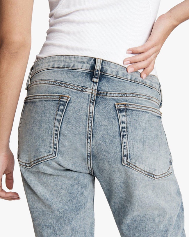 Dre Low-Rise Slim Boyfriend Jeans: additional image