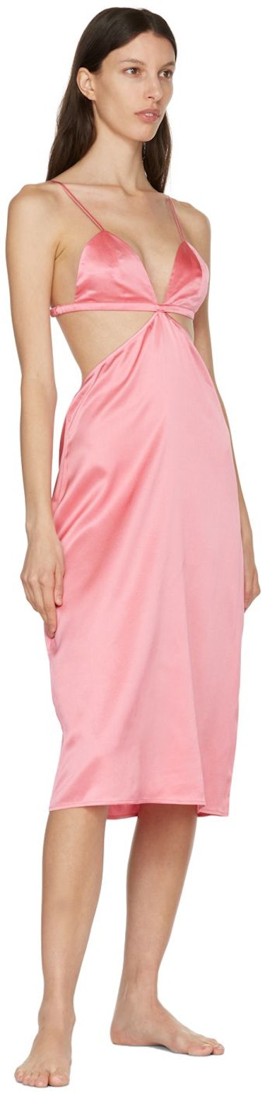 Pink Luxe Triangle Slip Dress: image 1