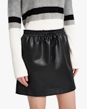 Faux Leather Mini Skirt: additional image