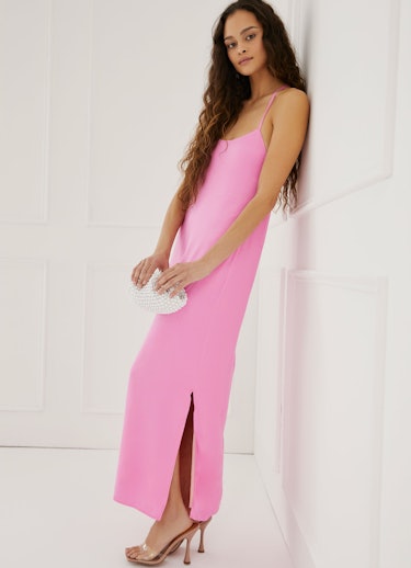 Silky Essential Slip Dress: additional image