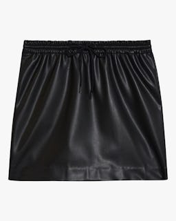 Faux Leather Mini Skirt: image 1