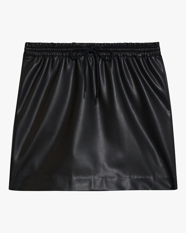 Faux Leather Mini Skirt: image 1