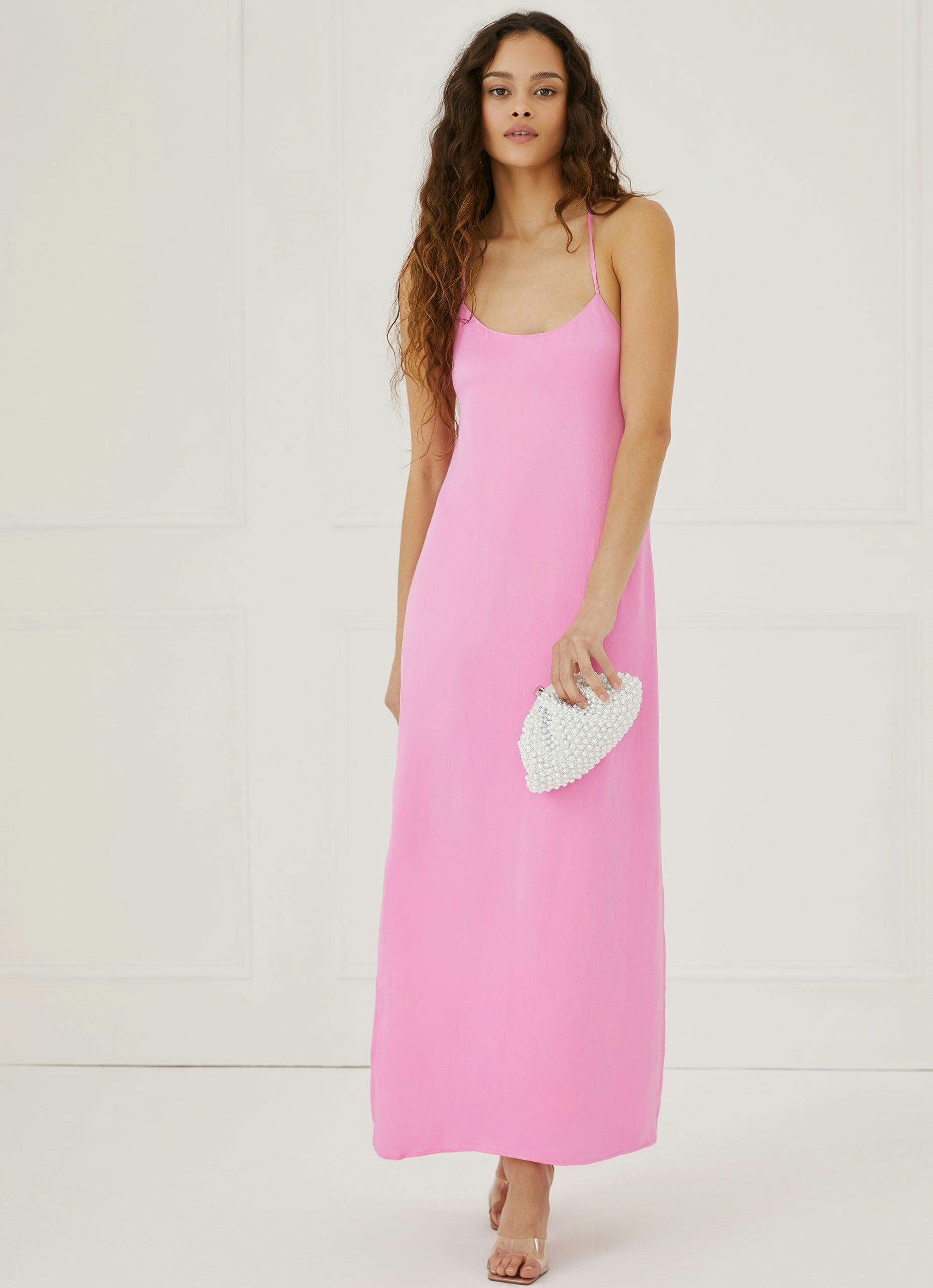 Silky Essential Slip Dress: image 1
