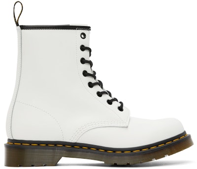 White 1460 Boots: image 1