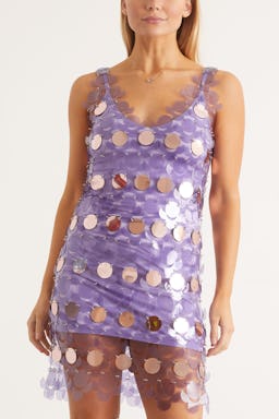 Sleeveless Dress in Lilac: additional image