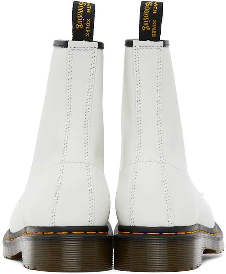 White 1460 Boots: additional image