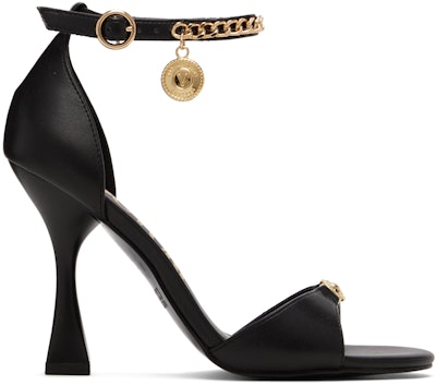 Black Flair Heeled Sandals: image 1