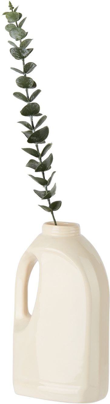 Beige Laundry Vase: image 1