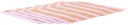 Pink & Orange Stripe Placemat Set: additional image